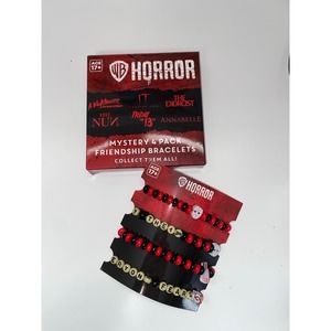 WB Horror Friendship Bracelets Friday the 13th Set of‎ 4 NEW